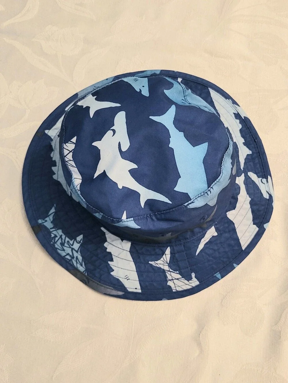 Gymboree Boys Shark Bucket Sunhat Size 5-7